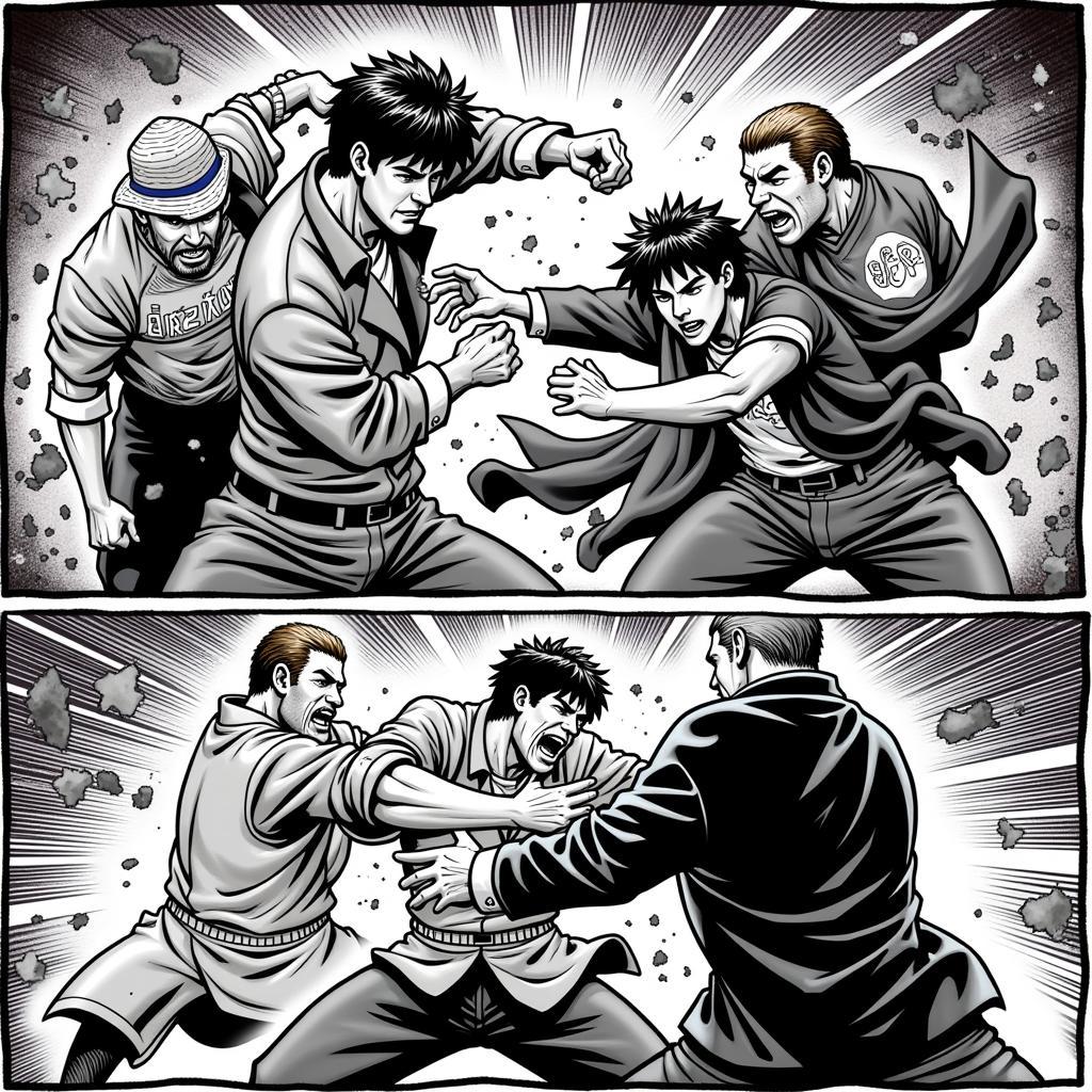 The brutal fight scene in Tokyo Revengers chapter 218